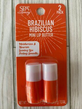 *CLOSET CLOSING* 10 for $10 SPA LUXURY Mini Lip Butter "Brazilian Hibiscus"
